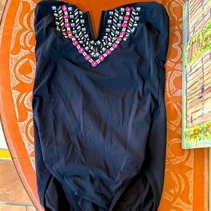 Nannette Lepore strapless suit